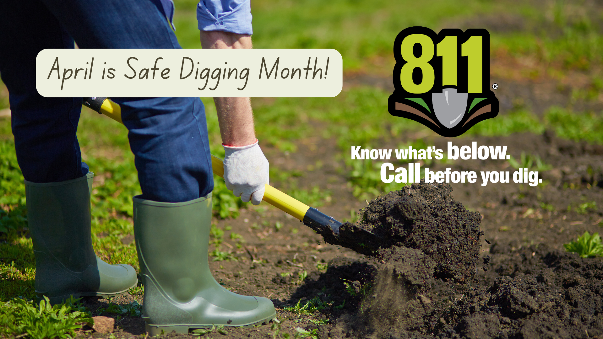 April is safe digging month