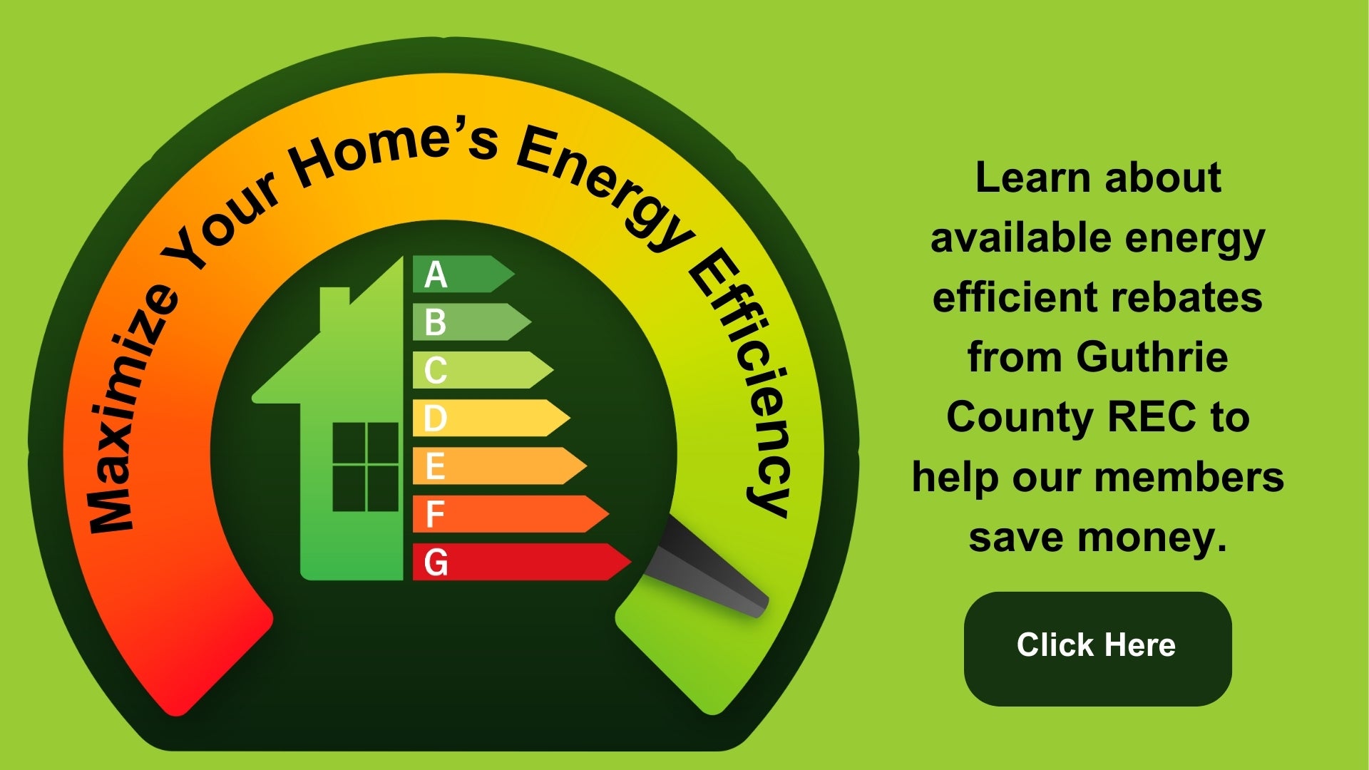 Save energy and month energy efficiency rebates
