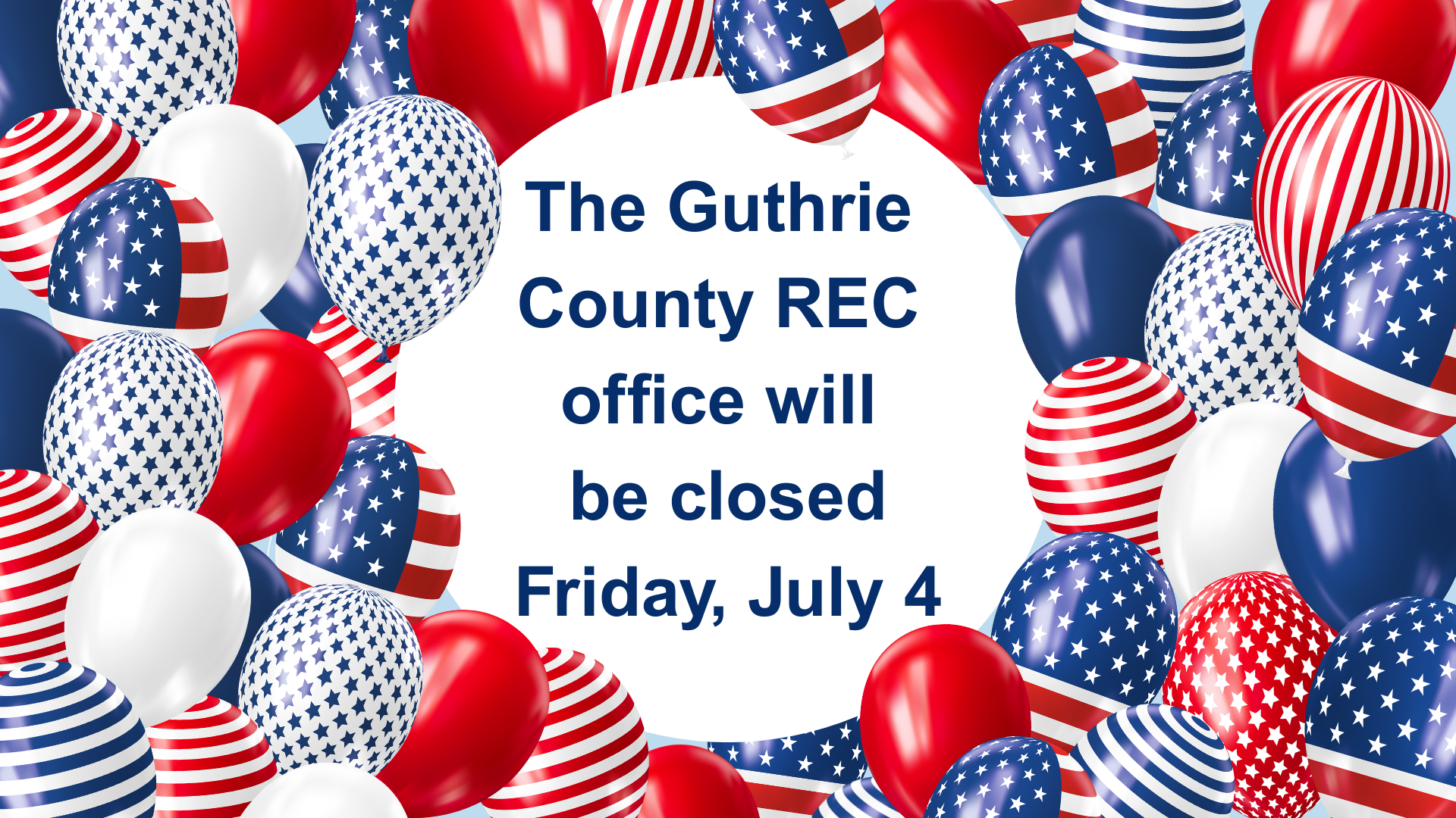 Office closed July 4