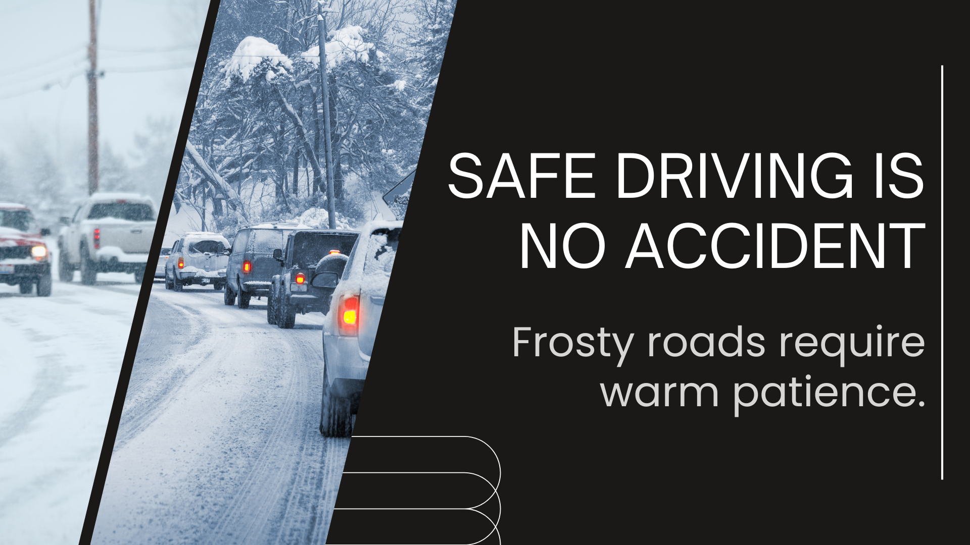 Safe winter driving awareness
