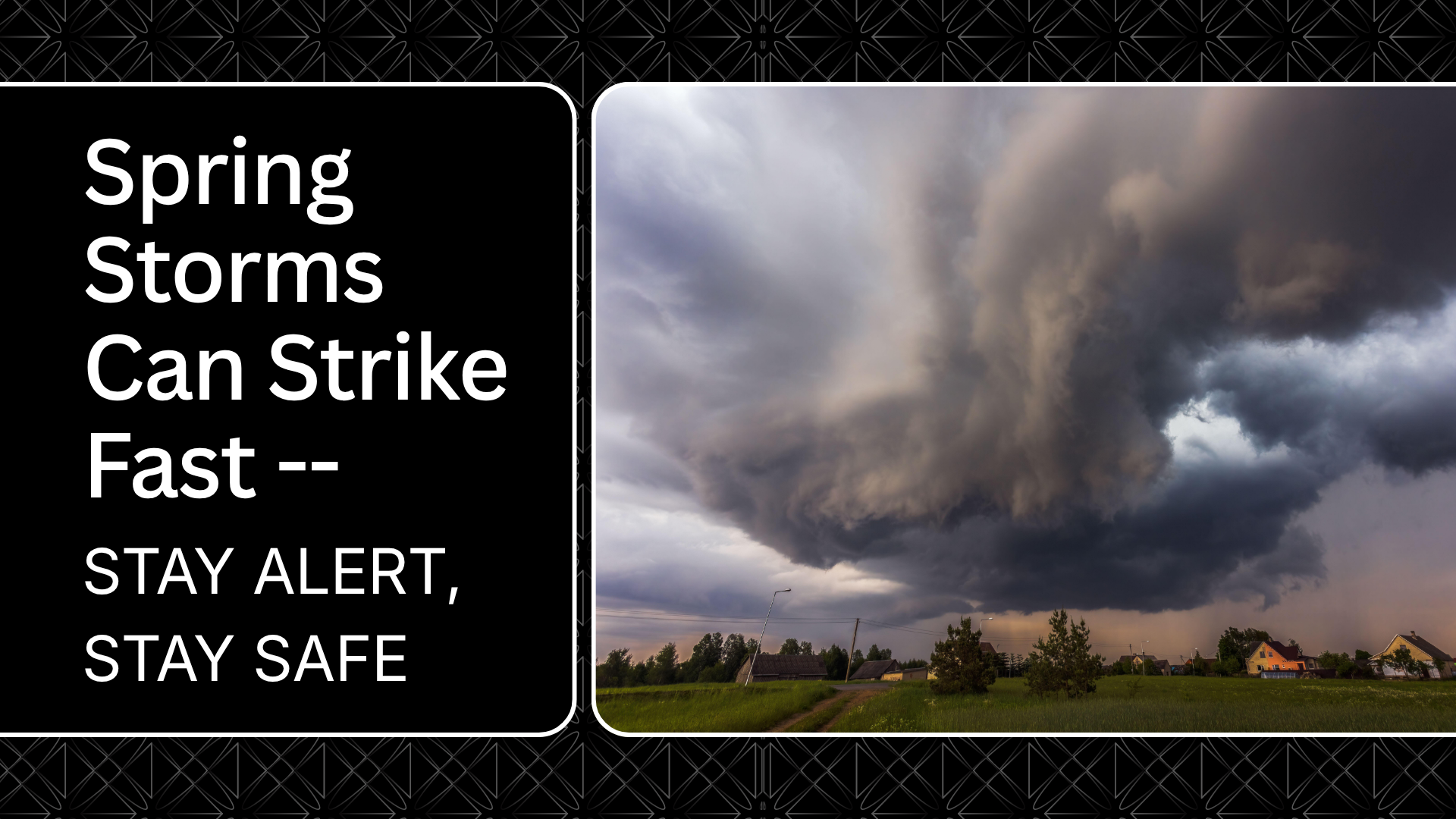 Be ready for spring storms